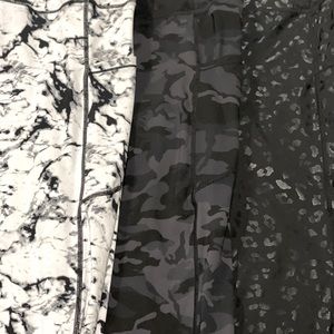 Bundle of (3) The Gym People Leggings - Size XL - Thick High Waist with Pockets